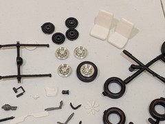 1968 Dodge Dart Plastic Model Car Parts Lot Builder Junkyard