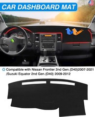 CARTIST Dashboard Cover Compatible with Nissan Titan 2004-2012 Accessories Dash
