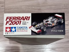 Tamiya 20054 1/20 Full-View Ferrari F2001 F1 Championship Winner Schumacher New