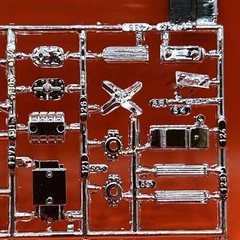 1932 Ford Sedan MPC Chrome Supercharger Carbs Intake Model Parts 1:25 New 6