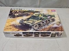 Academy Hobby Model Kits 1/35 Scale U S M3A1 Stuart Light Tank 1398 NEARLY BUILT