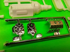 Mongoose 1957 57 Chevy Bel Air 1/24 426 Hemi Motor Zoomie Headers Funny Car
