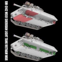 RYEFIELD MODEL RFM RM-5142 1:35 M551 Sheridan Light Tank Vietnam WarAR