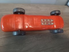 Vintage Pinewood Derby Race Car 1960s Racer Pro Decals