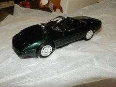 1994 CORVETTE PROMO MODEL POLO GREEN COLOR PLASTIC 1.25 SCALE NEW IN BOX