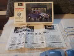 Rare! 1962 Volkswagen Deluxe Sedan Revell Model Kit#H-952 Germany 1:43