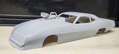 1/24 scale resin 3d printed 1969 Camaro Blown Pro Mod drag body model slot car