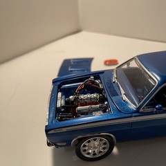 1971 Plymouth Duster 340 Six Pack 1/25 built model car