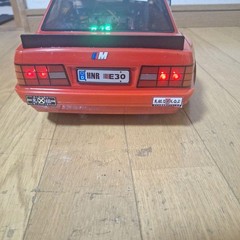 BMW E30 1/10 RC Car Body Shell Marlboro Red LED Headlights