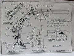 MODELSLIPWAYS HIAB #FK-11- 1/24 SEA CRANE – STYRENE, BRITANIA METAL, PLASTIC