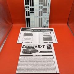 2021 Charger R/T AMT Decals Instructions Template Model Parts 1:25 New 6