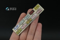 Quinta Studio 1/24 1/25 Metal License Plates SD ND KS OH WI MI IL NE IA 1920-30s