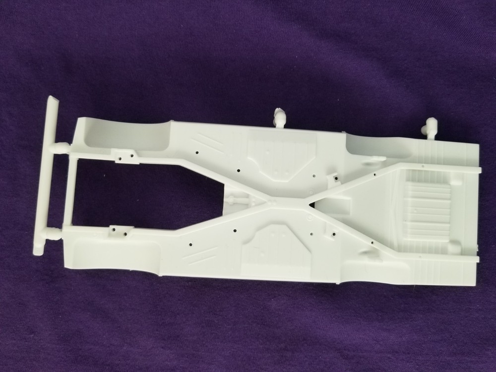 1960 Chevy Nomad Station Wagon CHASSIS FRAME FLOOR from AMT 1:25 Model Kit 60