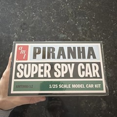 Piranha Super Spy Car – AMT Model Kit 1/25 Sealed Box