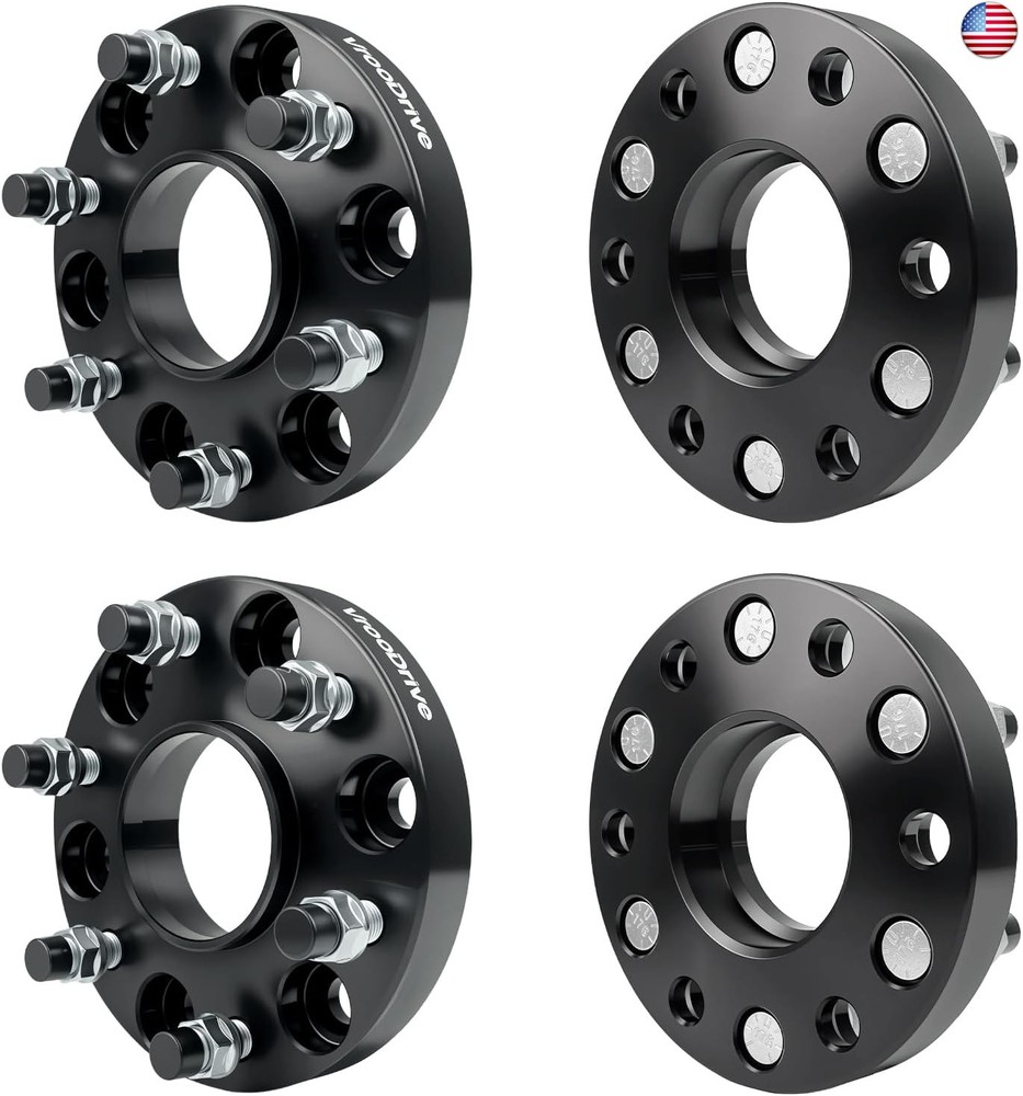 VrooDrive 6×5.5 to 6×5.5 1″ Wheel Spacers | Forged Spacers with 6 Lug 78.1mm