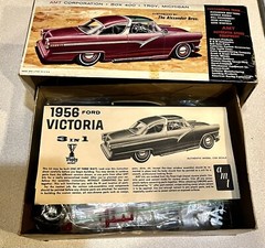 🏁 AMT ORIGINAL VINTAGE 1956 Ford Victoria 3in1 # 2156-200 Trophy Series 🏁