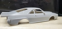 1/24 scale resin 3d printed Outlaw 1970 AMC AMX drag body model slot car