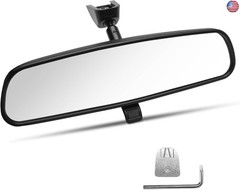 10″ Universal Interior Mirror Kit, 2024 Upgraded Anti-Glare Rear View