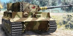 Academy 13314 1:35 German Tiger-I Late Version Military Tank Model Kit