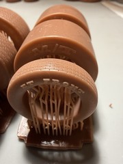 1/25th 2 Lane Blacktop Wheels & Tire Set 3D Printed