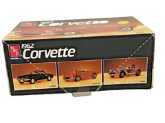 86 AMT ERTL 1:25 SCALE ” 1962 CHEVY CORVETTE ” BUILD 1 OF 3 WAYS MODEL KIT 6521