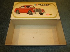 VINTAGE IDEAL TALBOT-FRANCE MODEL KIT EMPTY BOX DATED 1963 – USA – SUPER RARE