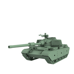 MRY-SFW SS376 1/350 Military Model Kit WZ-132-1 Light Tank 4pcs