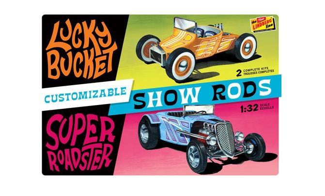 LINDBERG KITS 1:32 Customizable Street Rod 2 LIN136