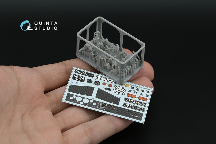1/35 KrAZ-260 Interior Details on 3D Decal (Takom) with 3D Resin parts