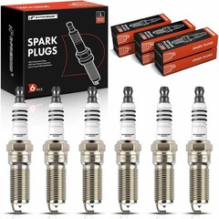 A-Premium Iridium Platinum Spark Plugs (Pack of 6) Compatible with Ford F-150
