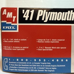 41 Plymouth AMT ERTL Model Kit 1:25 Scale Make it 2 Ways Sealed Parts #6184