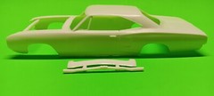1970 Dodge Coronet Super Bee 1/25 MPC Body Shell Front Valence Model Car Part