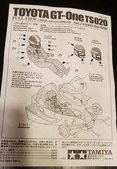 Tamiya 1/24 Toyota GT-One TS020 Model Kit Full View from Japan Vintage IOB
