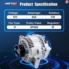 Alternator Replacement for Ford Ranger F150 E150 Explorer Escort Aerostar