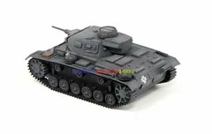 New 1/72 German Panzer III Ausf. G Tank (Paint & Pre-Built) WWII Military Model