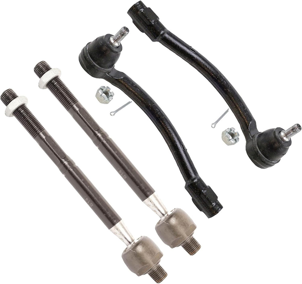 Inner and Outer Tie Rod Set 4 Piece for 2014-2019 Kia Soul 2015-2019 Soul EV