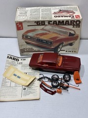 Vintage 1981-87 AMT ERTL 1968 Chevrolet Camaro Z-28 1/25 Model Glue Bomb