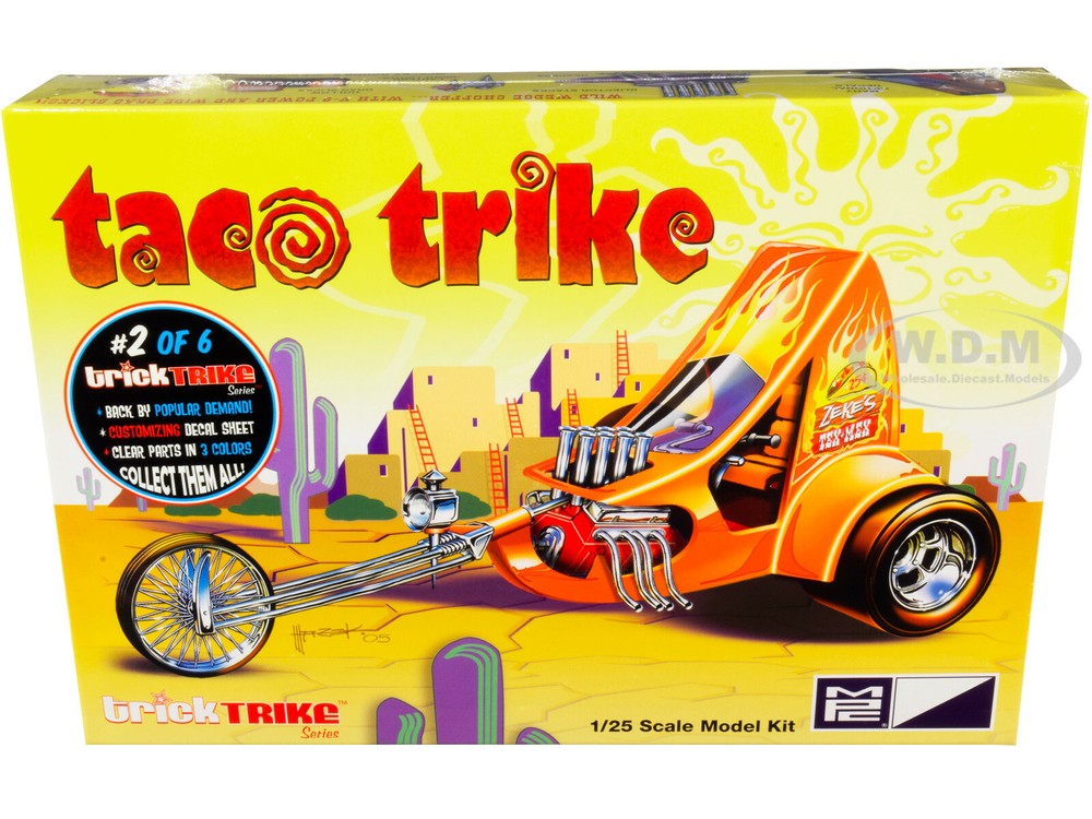 SKILL 2 MODEL KIT TACO TRIKE “TRICK TRIKES” SERIES 1/25 SCALE MODEL MPC MPC893