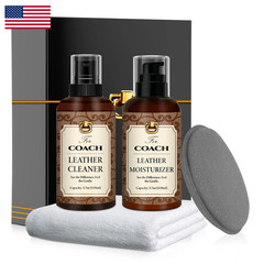 Biooich Leather Cleaner Moisturizer Set For Coach Cleaning And Maintenance Set