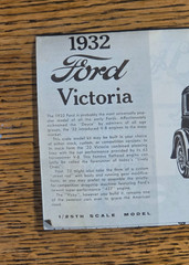 AMT Model Car 1932 Ford Victoria “The Deuce” Original Assembly Instruct Manual