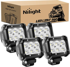 LED Pods 4PCS 18W 1260Lm Flood LED Light Bar Driving Fog Light off Road