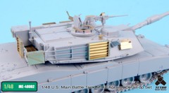 Tetra Model ME48002 1/48 US M1A2 Abrams MBT Detail Up Set for Tamiya 32592