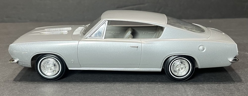 1967 MPC Plymouth Barracuda Hardtop Dealer Promo Car RARE Metallic Silver
