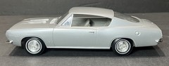 1967 MPC Plymouth Barracuda Hardtop Dealer Promo Car RARE Metallic Silver