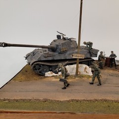 1/35 WWII German Tanks France Time Out Soldiers Museum Quality Diorama Built
