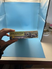 Vintage Monogram Slingshot Dragster Model Kit Box Only 1950s 60s Empty
