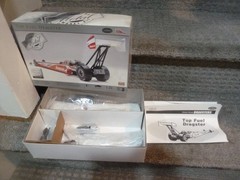 Testors Snap-On Top Fuel Dragster 1:24 Scale Die Cast Metal Model Kit BRAND NEW