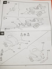 48 Ford Coupe TRUNK HANDLE , TRIM / EMBLEM from Revell 1:25 Model Kit 48