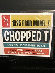 AMT 1167/12 1925 FORD MODEL T CHOPPED T MODEL KIT-NIB-1/25 SCALE