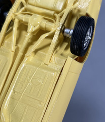 1974 Pontiac Firebird Formula 400 Yellow Dealer Promo Model Car